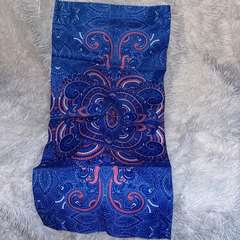2/$10 New long blue/pink design neck gaiter